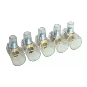   TRACON TBT-2,5/10 Csavaros csatlakozó 10 tagú 2,5mm2 átlátszó