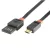 SOMOGYI USBF 3 töltőkábel, 2 oldalú, fordítható, USB-A dugó, microUSB-B dugó, 3m, 2,1A, adatkáb