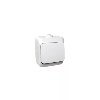   SCHNEIDER CEDAR PLUS 101 Egypólusú kapcsoló, IP44, fehér  - WDE000510
