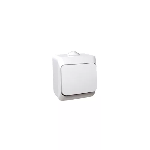 SCHNEIDER CEDAR PLUS 101N Egypólusú nyomó, IP44, fehér  - WDE000511