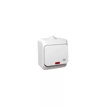   SCHNEIDER WDE000516 Cedar Plus betét komplett házzal 1- billentyűs fehér