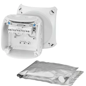   HENSEL WP0202G Kötődoboz falon kívüli 93mmx93mmx62mm IP68 sorkapoccsal