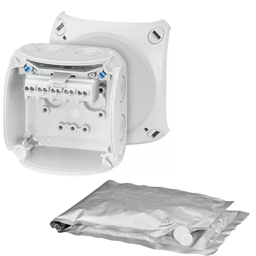 HENSEL WP0202G Kötődoboz falon kívüli 93mmx93mmx62mm IP68 sorkapoccsal