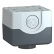 SCHNEIDER XALD102 Tokozott nyomógomb zöld