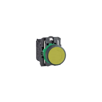 SCHNEIDER XB5AA51 Nyomógomb síkban lévő sárga komplett