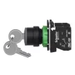 SCHNEIDER XB5AG33 Választókapcsoló 3 állású kulcsos 2no