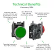 SCHNEIDER ZBA708 Szilikon burkolat speciális ipari alkalmazáshoz