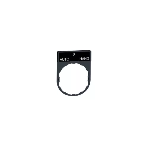 SCHNEIDER ZBY2385 Címke tartó "AUTO-HAND" címkével