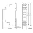 SCHRACK ZRAMF011 Amparo Multifunkciós időrelé 24-48VDC, 24-240VAC